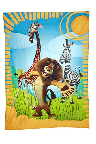 Product: Disney DreamWorks Animation Madagascar Behold My Mane 4 Piece Toddler Bedding Set, Toddler, 1 Count (Pack of 1)