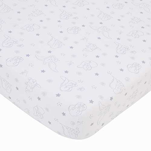 Product: Disney Dumbo - Shine Bright Little Star Aqua, Grey, Yellow & Orange 3Piece Nursery Crib Bedding Set - Comforter, Fitted Crib Sheet, Dust Ruffle, Aqua, Grey, Yellow, Orange