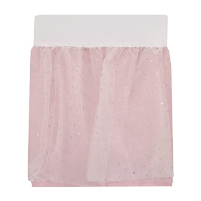 Disney Princess Enchanting Dreams Nursery Crib Bedding Set, 3 Piece Pink White Comforter Cotton Sheet Skirt, 28x52 10 Product: Disney Princess Enchanting Dreams Pink and White 3 Piece Nursery Crib Bedding Set - Comforter, 100% Cotton Fitted Crib Sheet, and Crib Skirt
