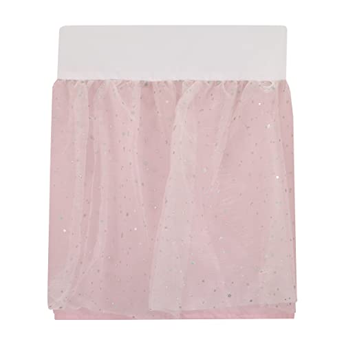 Disney Princess Enchanting Dreams Nursery Crib Bedding Set, 3 Piece Pink White Comforter Cotton Sheet Skirt, 28x52 3 Product: Disney Princess Enchanting Dreams Pink and White 3 Piece Nursery Crib Bedding Set - Comforter, 100% Cotton Fitted Crib Sheet, and Crib Skirt