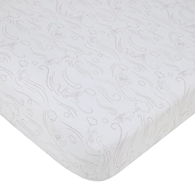 Winnie the Pooh Crib Bedding Set, Grey White Nursery Bundle, 3 Piece Comforter Sheet Skirt, Disney Baby 3pc Set 7 Product: Disney Winnie The Pooh - Blustery Day Grey and White Clouds with Piglet, Tigger and Eeyore 3 Piece Nursery Crib Bedding Set - Comforter, Fitted Crib Sheet and Crib Skirt