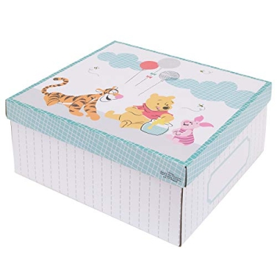 Disney Winnie the Pooh Nursery Crib Bedding Set, 4 Piece Aqua Grey White Red, Standard Crib 28x52 in 9 Product: Disney Winnie The Pooh First Best Friend 4 Piece Nursery Crib Bedding Set, Aqua/Grey/White/Red, 4 Piece Set (Pack of 1)