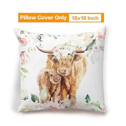 Highland Cow Baby Crib Bedding Set, 3 Piece Nursery Bundle, Soft Blanket Sheet Pillowcase, Rustic Farm Theme, 32.5cm 3 Product: Duckbe Baby Crib Bedding Set - Highland Cow Design Nursery Bedding 3 Pcs Set - Chic Soft Blanket, Sheet, Pillowcase for Newborns Boys Girls Gifts Color25