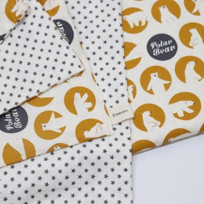 100% Cotton 3 Piece Crib Bedding Set, Yellow Baby Boys Girls Nursery, 52 x 28 x 8in️ 17 Product: Emenpy 100% Cotton Crib Bedding Set for Baby Boys Girls,3 Pcs Baby Bed Linen Include Duvet Cover,Fitted Sheet,Pillowcase,Nursery Decoration,No Filler (Yellow)