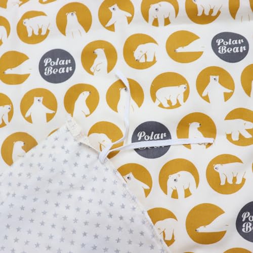 100% Cotton 3 Piece Crib Bedding Set, Yellow Baby Boys Girls Nursery, 52 x 28 x 8in️ 7 Product: Emenpy 100% Cotton Crib Bedding Set for Baby Boys Girls,3 Pcs Baby Bed Linen Include Duvet Cover,Fitted Sheet,Pillowcase,Nursery Decoration,No Filler (Yellow)