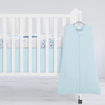 Product: Evolur Buybuy Baby Arctic Blue & Space Print 3 Piece Mini Crib Bedding Set, Machine Washable, Soft and Breathable Toddler Bedding Set, Includes Fitted Sheet, Comfortor and Crib Skirt