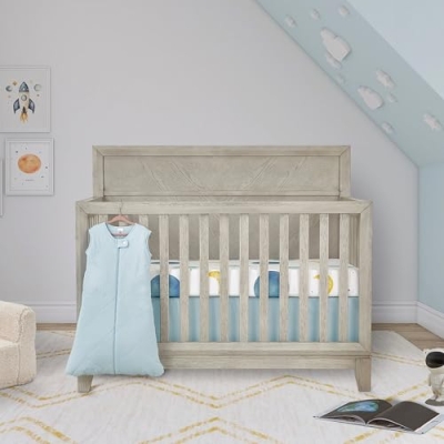 Product: Evolur Space Adventure 3 Piece Crib Bedding Set, Machine Washable, Soft and Breathable Toddler Bedding Set, Includes Fitted Sheet, Wearable Blanket and Crib Skirt