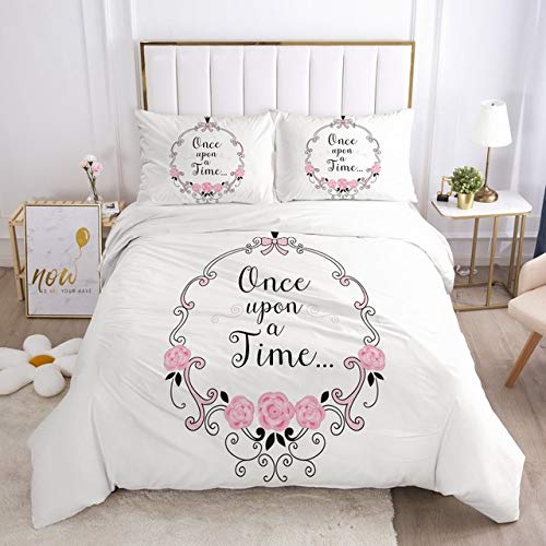 Product: Girl Princess Cartoon Bedding Set for Baby Kids Children Crib Duvet Cover Set Pillowcase Blanket Quilt Cover Cute Superwoman Bed Linen (Color : 027 White D, Size : Crib Set) (027 White D Crib Set)