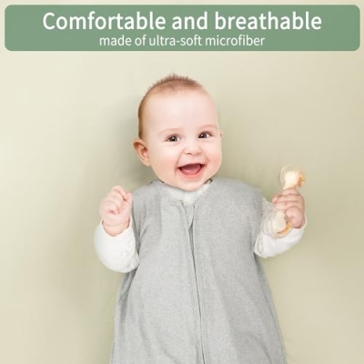 Product: GUNTAIL Baby Crib Sheets for Boys Girls, 2 Pack Fitted Crib Sheet for Standard Crib and Toddler Mattress, Soft Microfiber Baby Sheet 52x28x8in (Brown & Green)