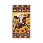Product: Guosanchn Sunflower Cow Fitted Crib Sheet for Baby Girls Boys Bed Sheet Set Southwest Aztec Toddler Mattress Sheets for Standard Crib 28" x 52" Nursery Bedding Sets