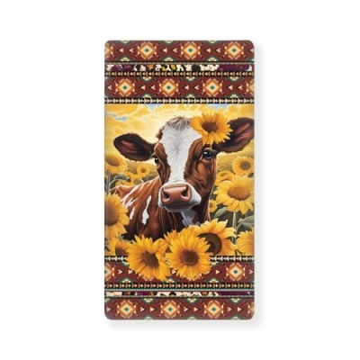 Product: Guosanchn Sunflower Cow Fitted Crib Sheet for Baby Girls Boys Bed Sheet Set Southwest Aztec Toddler Mattress Sheets for Standard Crib 28" x 52" Nursery Bedding Sets