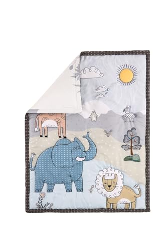 Baby Crib Bedding Set, 3 Piece Nursery Quilt, Ocean Life Aqua Blue Fish Sea Turtle, 52x28x8cm 2 Product: JHLCARPET Baby Crib Bedding Set, Nursery Quilt, 3 Pieces Set (Sunny Jungle)