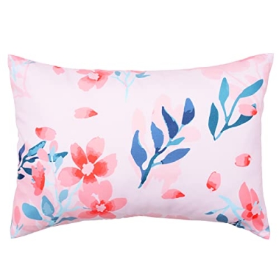 Crib Bedding Set, Pink Flowers Nursery Bedding, 3 Piece Microfiber Quilt Sheet Pillowcase, 33x42 52x28 13x18 15 Product: JISEN 3 Piece Crib Bedding Set Crib Quilt Crib Sheet Pillowcase - Soft Microfiber Printed Nursery Set for Baby Boys or Girls Pink Flowers