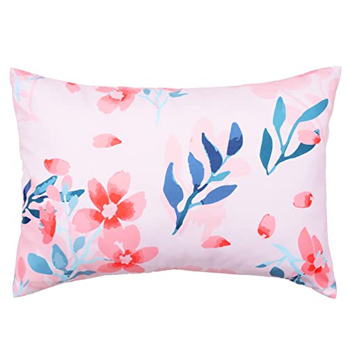Crib Bedding Set, Pink Flowers Nursery Bedding, 3 Piece Microfiber Quilt Sheet Pillowcase, 33x42 52x28 13x18 6 Product: JISEN 3 Piece Crib Bedding Set Crib Quilt Crib Sheet Pillowcase - Soft Microfiber Printed Nursery Set for Baby Boys or Girls Pink Flowers