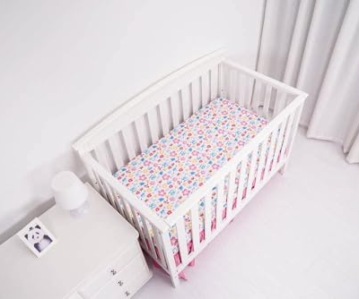 Product: KIDDOS 3-Piece Baby Crib Bedding Set for Girls| Luxury Microfiber |Baby Crib Bedding Sets Include Comforter, Crib Sheet and Bed Skirt | (Butterfly Floral)