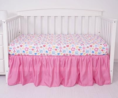 Product: KIDDOS 3-Piece Baby Crib Bedding Set for Girls| Luxury Microfiber |Baby Crib Bedding Sets Include Comforter, Crib Sheet and Bed Skirt | (Butterfly Floral)