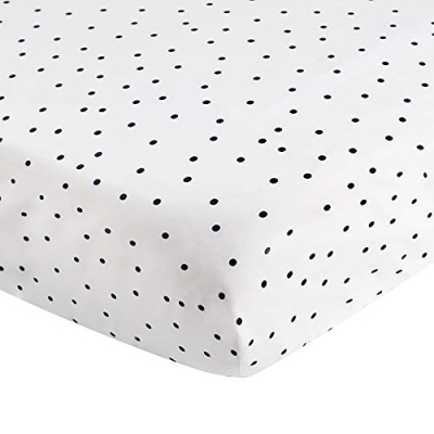 Sleeping Moon 3 Piece Crib Bedding Set, Blue Grey Quilt Fitted Sheet Crib Skirt, Calm Celestial Nursery 32x42in 12 Product: La Premura Sleeping Moon Baby Nursery Crib Bedding Set, 3 Piece Standard Size Crib Bedding Set, Blue and Grey