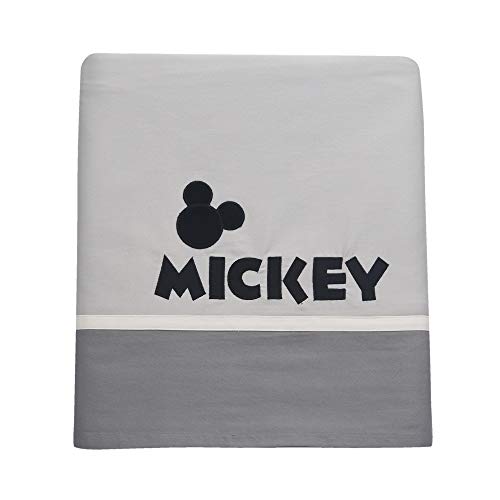 Disney Baby Magical Mickey Mouse Gray Crib Bedding Set, Lambs & Ivy 3 Piece Nursery Set, Cotton 20.5cm 6 Product: Lambs & Ivy Disney Baby Magical Mickey Mouse 3-Piece Crib Bedding Set - Gray