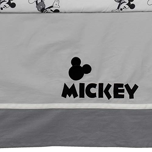 Disney Baby Magical Mickey Mouse Gray Crib Bedding Set, Lambs & Ivy 3 Piece Nursery Set, Cotton 20.5cm 5 Product: Lambs & Ivy Disney Baby Magical Mickey Mouse 3-Piece Crib Bedding Set - Gray
