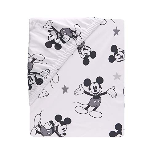 Disney Baby Magical Mickey Mouse Gray Crib Bedding Set, Lambs & Ivy 3 Piece Nursery Set, Cotton 20.5cm 8 Product: Lambs & Ivy Disney Baby Magical Mickey Mouse 3-Piece Crib Bedding Set - Gray