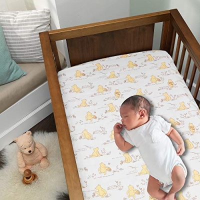 Product: Lambs & Ivy Disney Baby Storytime Pooh 3-Piece Nursery Crib Bedding Set