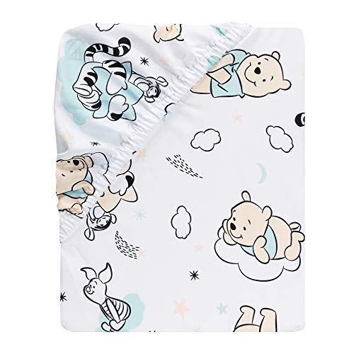Winnie the Pooh Crib Bedding Set, Classic Pooh Nursery Quilt, Fitted Sheet, Crib Skirt, Soft Neutral Disney Baby Set 6 Product: Lambs & Ivy Disney Baby Winnie The Pooh Hugs 3-Piece Nursery Crib Bedding Set