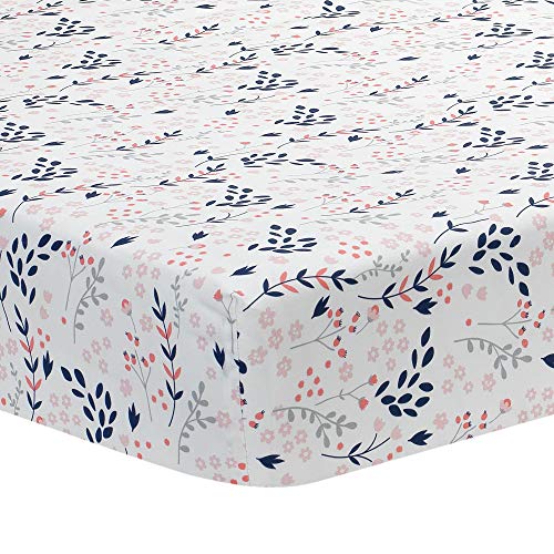 Lambs & Ivy Forever Friends 4 Piece Baby Nursery Crib Bedding Set, Woodland Fox Owl Hedgehog, Blue Pink 5 Product: Lambs & Ivy Forever Friends 4-Piece Nursery Crib Baby Bedding Set - Blue, Pink