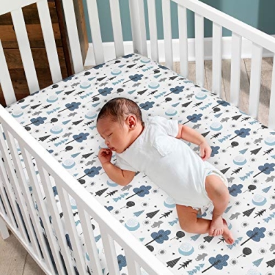 Winnie the Pooh Nursery Crib Bedding Set, 3 Piece Blue Grey Storybook Nursery Set, 20.5cm 13 Product: Lambs & Ivy Forever Pooh 3Piece Baby Crib Bedding Set, Blue