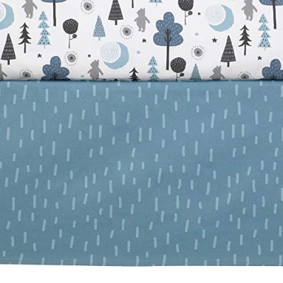 Winnie the Pooh Nursery Crib Bedding Set, 3 Piece Blue Grey Storybook Nursery Set, 20.5cm 15 Product: Lambs & Ivy Forever Pooh 3Piece Baby Crib Bedding Set, Blue