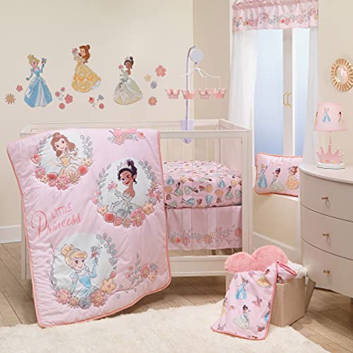Lambs & Ivy (LAMCR) Disney Princesses Nursery Baby Crib Bedding Set, Pink, 3 Count - Crib Bedding Sets Product: Lambs & Ivy (LAMCR) Disney Princesses Nursery Baby Crib Bedding Set, Pink, 3 Count
