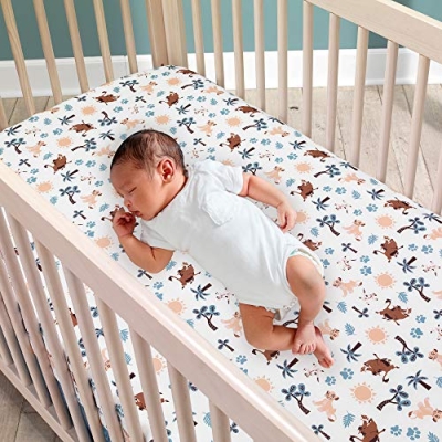 Disney Lion King Crib Bedding Set, Simba Comforter, Chevron Nursery Skirt, 3 Piece Baby Bedding Set 32.5cm 13 Product: Lambs & Ivy Lion King Adventure 3Piece Baby Crib Bedding Set, Blue