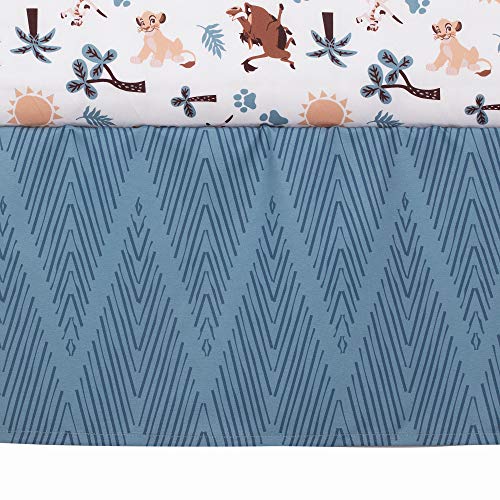 Disney Lion King Crib Bedding Set, Simba Comforter, Chevron Nursery Skirt, 3 Piece Baby Bedding Set 32.5cm 7 Product: Lambs & Ivy Lion King Adventure 3Piece Baby Crib Bedding Set, Blue