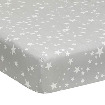Lambs & Ivy Milky Way Space Galaxy Baby Nursery Crib Bedding Set, Blue Gray 4 Piece, 100% Cotton Sheet, Wall Decals 12 Product: Lambs & Ivy Milky Way Space Galaxy 4-Piece Baby Nursery Crib Bedding Set - Blue/Gray