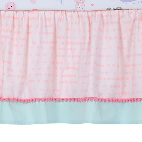Ocean Dreams 3 Piece Crib Bedding Set, Dolphin Turtle Comforter Cotton Sheet Crib Skirt, Pastel Nursery 20.5cm 5 Product: Lambs & Ivy Sea Dreams 3-Piece Dolphin/Turtle Nautical Baby Crib Bedding Set