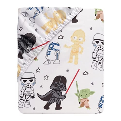 Star Wars Nursery Crib Bedding Set, 3 Piece Yoda Darth Vader Bedding, Ultra Soft Microfiber 20.5cm 17 Product: Lambs & Ivy Star Wars Classic 3-Piece Baby Crib Bedding Set - Yoda/Darth Vader