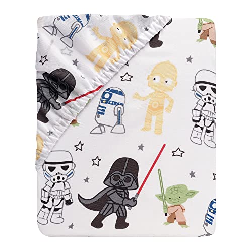 Star Wars Nursery Crib Bedding Set, 3 Piece Yoda Darth Vader Bedding, Ultra Soft Microfiber 20.5cm 8 Product: Lambs & Ivy Star Wars Classic 3-Piece Baby Crib Bedding Set - Yoda/Darth Vader