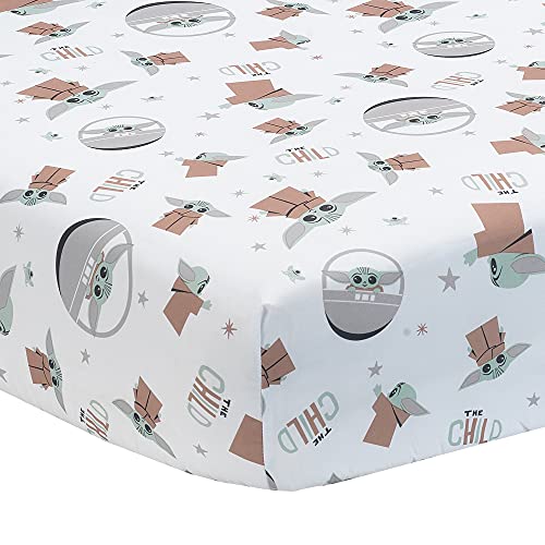 Baby Yoda Nursery Crib Bedding, Star Wars The Child 3 Piece Set, Soft Green Grey, Standard Crib Size 3 Product: Lambs & Ivy Star Wars The Child Baby Yoda Nursery 3-Piece Baby Crib Bedding Set