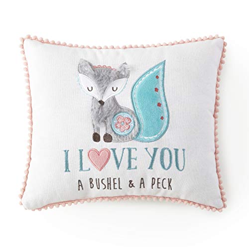 Levtex Baby Fiona Toddler Bed Set, 5 Piece, Pink Aqua White, Woodland Forest Theme, Woodland Animal Nursery Bedding 5 Piece 4 Product: Levtex Baby - Fiona Toddler Bed Set - Pink, Aqua, White - Woodland Forest Theme - 5 Piece Set Includes Reversible Quilt, Fitted Sheet, Flat Sheet, Pillow Case, Decorative Pilow