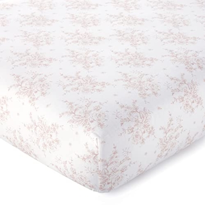 Blush Velvet Crib Bedding Set, 3 Piece Baby Girl Nursery Bedding, Quilted Blanket, Fitted Sheet, Bed Skirt 3 Piece Set 3pc 9 Product: Levtex Baby - Heritage Crib Bed Set - Baby Nursery Set - Blush Velvet - Rich Velvet - 4 Piece Set Includes Quilt, One Fitted Sheet, Changing Pad & Skirt/Dust Ruffle