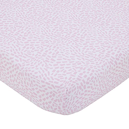 Little Love by NoJo 3 Piece Crib Bedding Set, Comforter Fitted Sheet Dust Ruffle, Pink Aqua Grey Rose Bubble Dot, 34 x 43 2 Product: Little Love by NoJo Pink, Aqua, Grey and Rose Bubble Dot - 3 Piece Crib Bedding Set - Comforter, Fitted Crib Sheet and Dust Ruffle