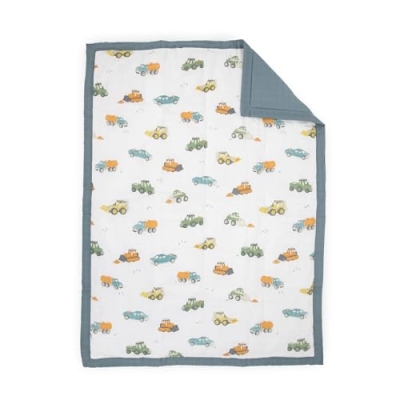 Cotton Muslin Toddler Bedding Set, 3 Piece Comforter Sheet Pillowcase, Breathable Crib Toddler Bed, 36x50in 13 Product: Little Unicorn Toddler Bedding 3-Piece Set | Super Soft & Breathable Muslin Fabric | for Convertible Cribs & Toddler Beds (Work Trucks)