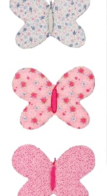 Pink 3D Butterfly Nursery Crib Bedding Set, 7 Piece Cotton Baby Bedding, 28 x 52 in 10 Product: MUTZOBIIBY Pink 3D Butterfly Nursery Crib Bedding Set 7-Piece Cotton Butterfly Themed Baby Girl Cot Bedding Set Quilt/Fitted Sheet x2 /Diaper Stacker/Wall Decor x 3, 28'' X 52''