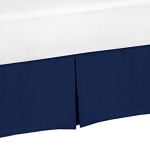 Product: Navy Blue Crib Bed Skirt for Baby Bedding Sets