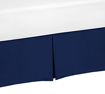 Product: Navy Blue Crib Bed Skirt for Baby Bedding Sets