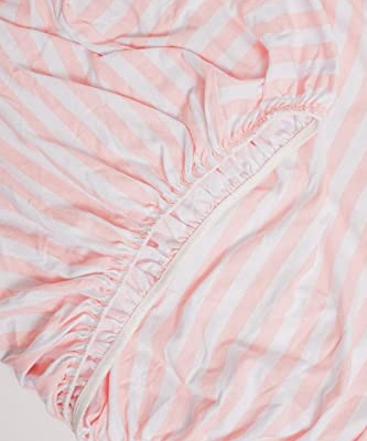 Product: NODNAL CO. 3 Fitted Pink Mini Crib Pack n Play Playard Portable Crib Sheets Set - 100% Oeko-TEX Cotton Baby Girl Nursery Bedding - Chevron, Polka Dot, & Stripe Travel Pack and Play Playpen Sheet