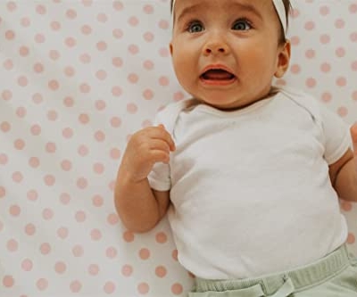 Product: NODNAL CO. 3 Fitted Pink Mini Crib Pack n Play Playard Portable Crib Sheets Set - 100% Oeko-TEX Cotton Baby Girl Nursery Bedding - Chevron, Polka Dot, & Stripe Travel Pack and Play Playpen Sheet