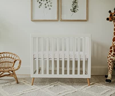 Product: NODNAL CO. 3 Fitted Pink Mini Crib Pack n Play Playard Portable Crib Sheets Set - 100% Oeko-TEX Cotton Baby Girl Nursery Bedding - Chevron, Polka Dot, & Stripe Travel Pack and Play Playpen Sheet