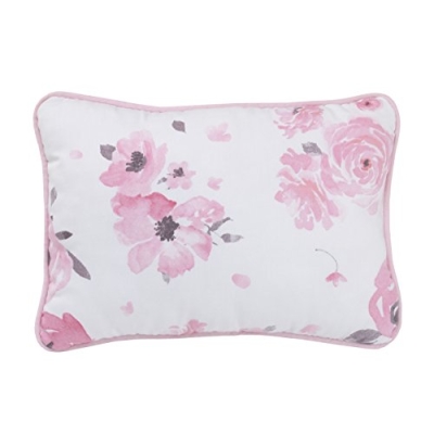 NOJO Dreamer Watercolor Floral Nursery Crib Bedding Set, Rose Pink White, 8 Piece, Cotton Sateen, 36x45in 17 Product: NOJO Dreamer Watercolor Floral 8 Piece Nursery Crib Bedding Set, Rose/Pink/White