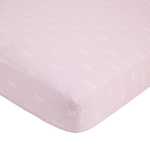 NOJO Dreamer Watercolor Floral Nursery Crib Bedding Set, Rose Pink White, 8 Piece, Cotton Sateen, 36x45in 4 Product: NOJO Dreamer Watercolor Floral 8 Piece Nursery Crib Bedding Set, Rose/Pink/White