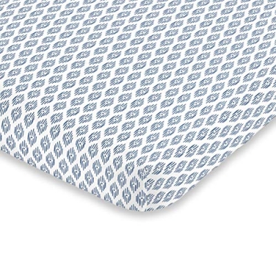 NoJo Indigo Hues Elephant Crib Bedding Set, Blue White 4 Piece Nursery Set, Comforter, Cotton Sheet, 36x45in 9 Product: NoJo Indigo Hues Blue and White Elephant 4 Piece Nursery Crib Bedding Set - Comforter, 100% Cotton Fitted Crib Sheet, Dust Ruffle, Super Soft Baby Blanket